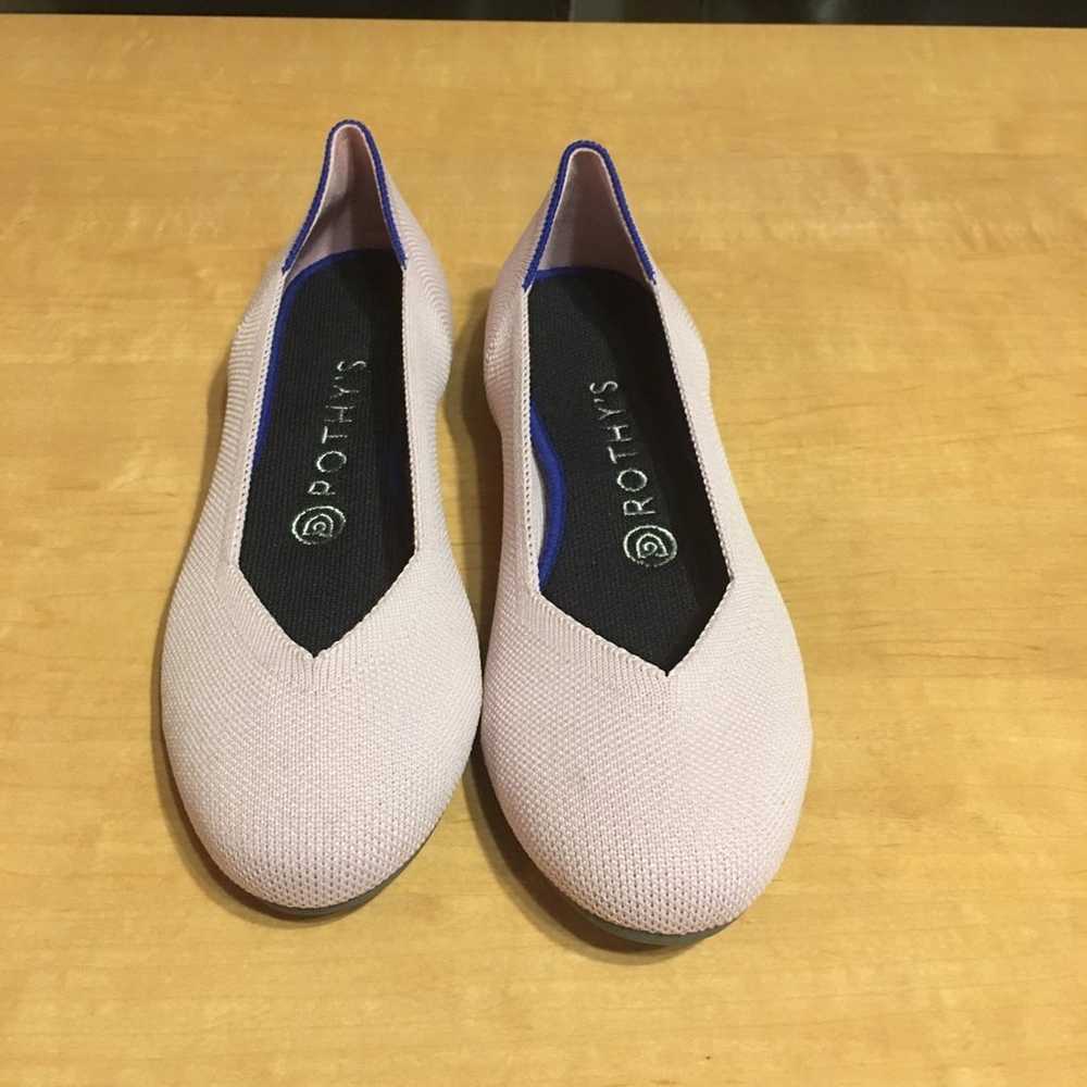 NWOT - ROTHYS Pink Flats Size 7.5 - image 1