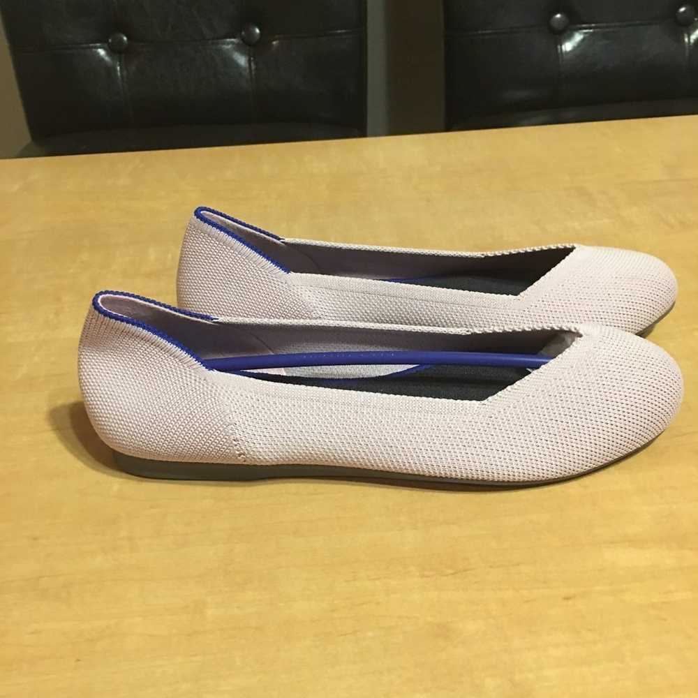 NWOT - ROTHYS Pink Flats Size 7.5 - image 2