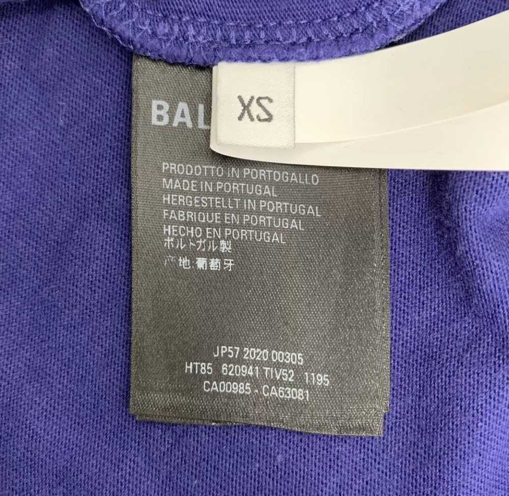 Balenciaga Balenciaga logo cola print blue cotton… - image 5