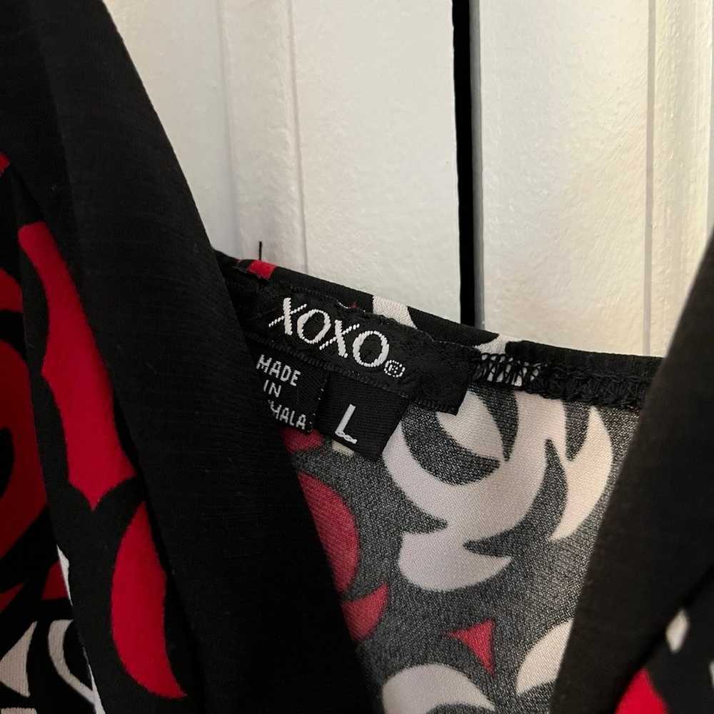 XOXO Y2K Rose Satin Top - image 2