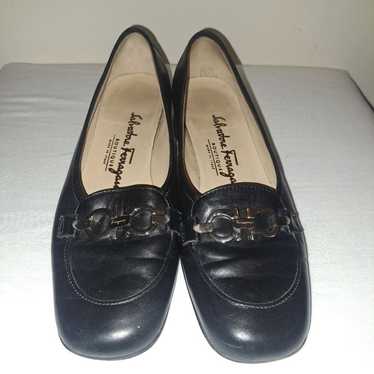 Salvatore Ferragamo Women's Black Loafers Size 5