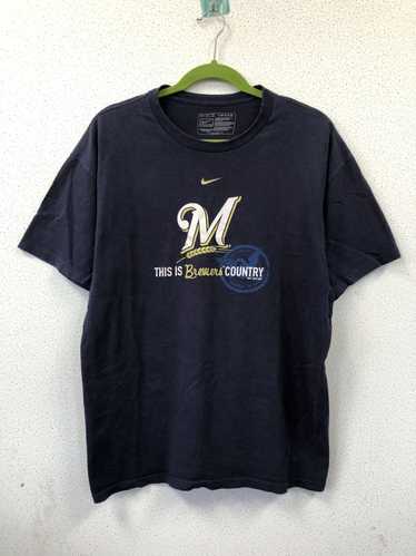 MLB × Nike Nike MLB Milwaukee T-Shirt - image 1