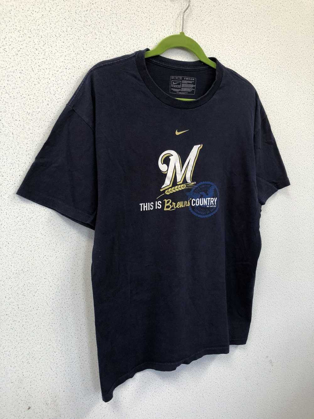 MLB × Nike Nike MLB Milwaukee T-Shirt - image 3