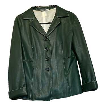 Jil Sander Leather biker jacket - image 1