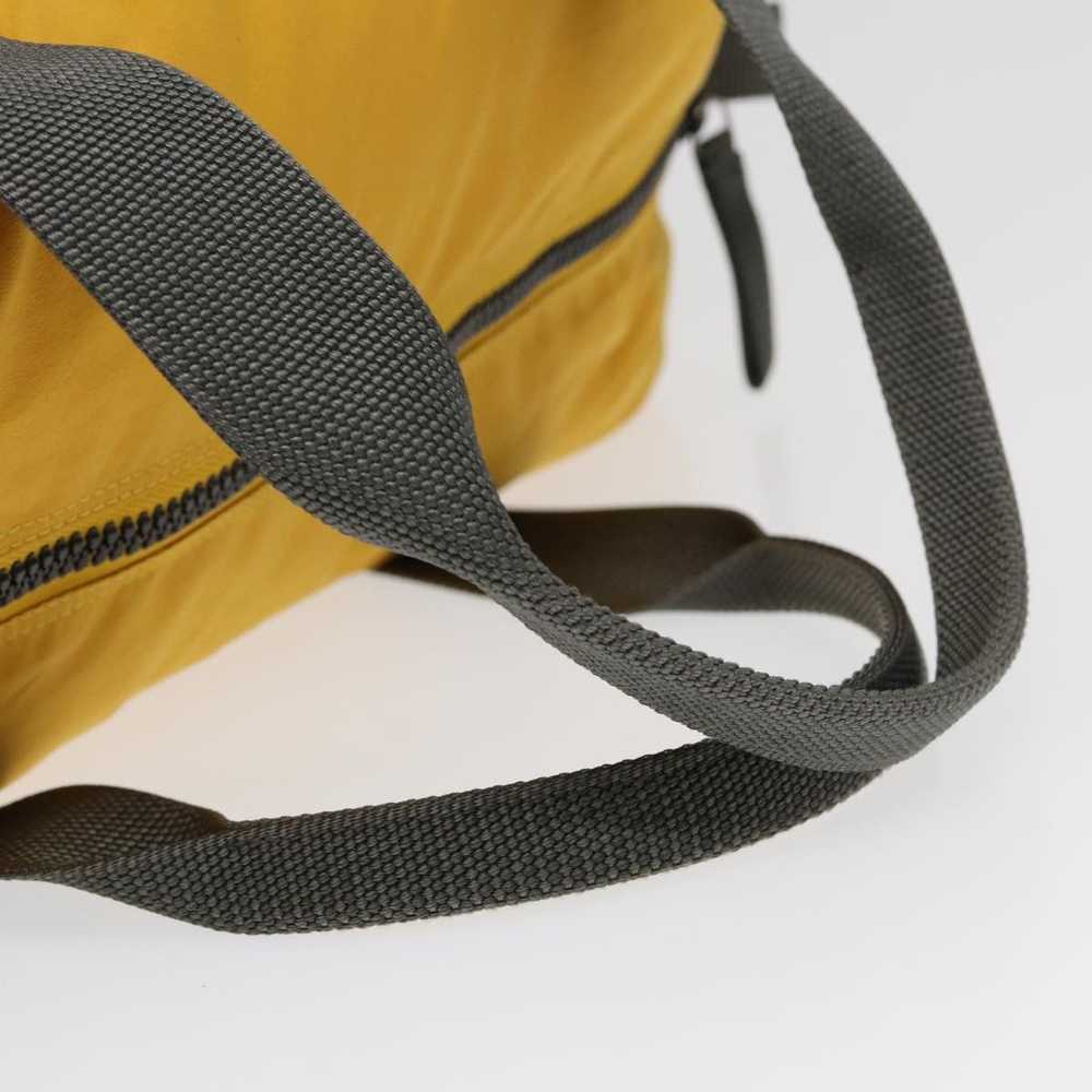 Prada PRADA Sports Boston Bag Nylon Yellow Gray S… - image 7