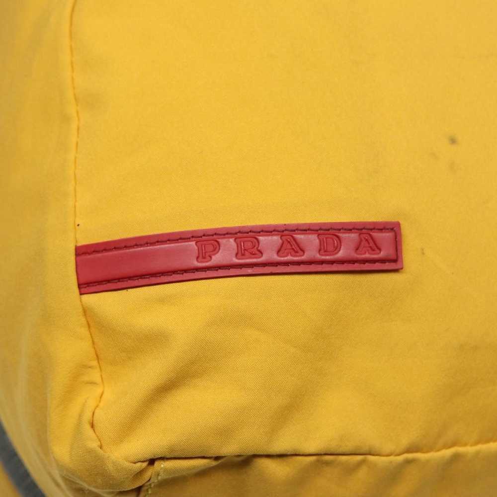 Prada PRADA Sports Boston Bag Nylon Yellow Gray S… - image 9