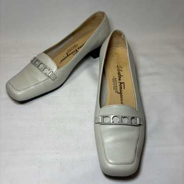 Ferragamo pumps gray women's branded item. - image 1