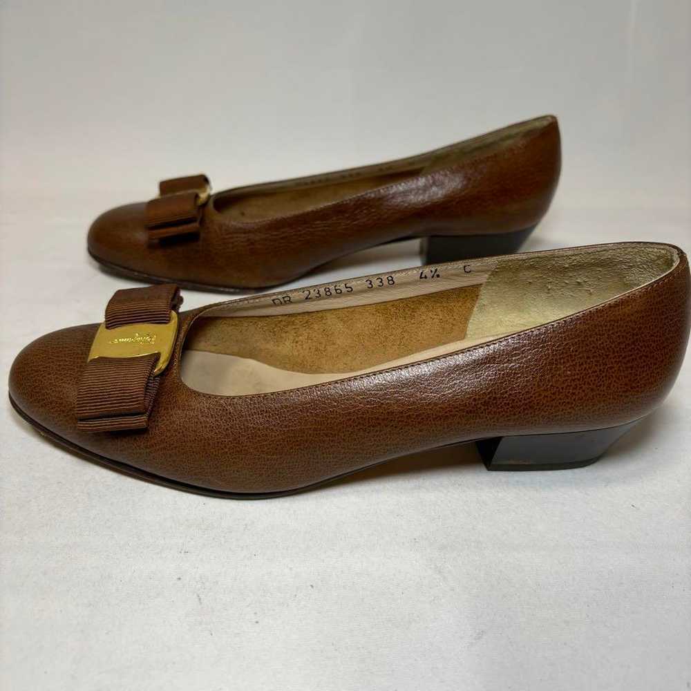 Ferragamo pumps brown women's brand item - image 6