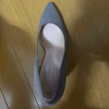 RASPRAZA Gray Suede High Heel Pumps