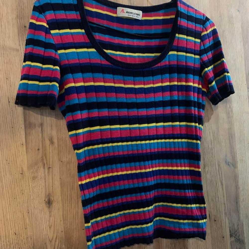 Border colorful knit - image 1