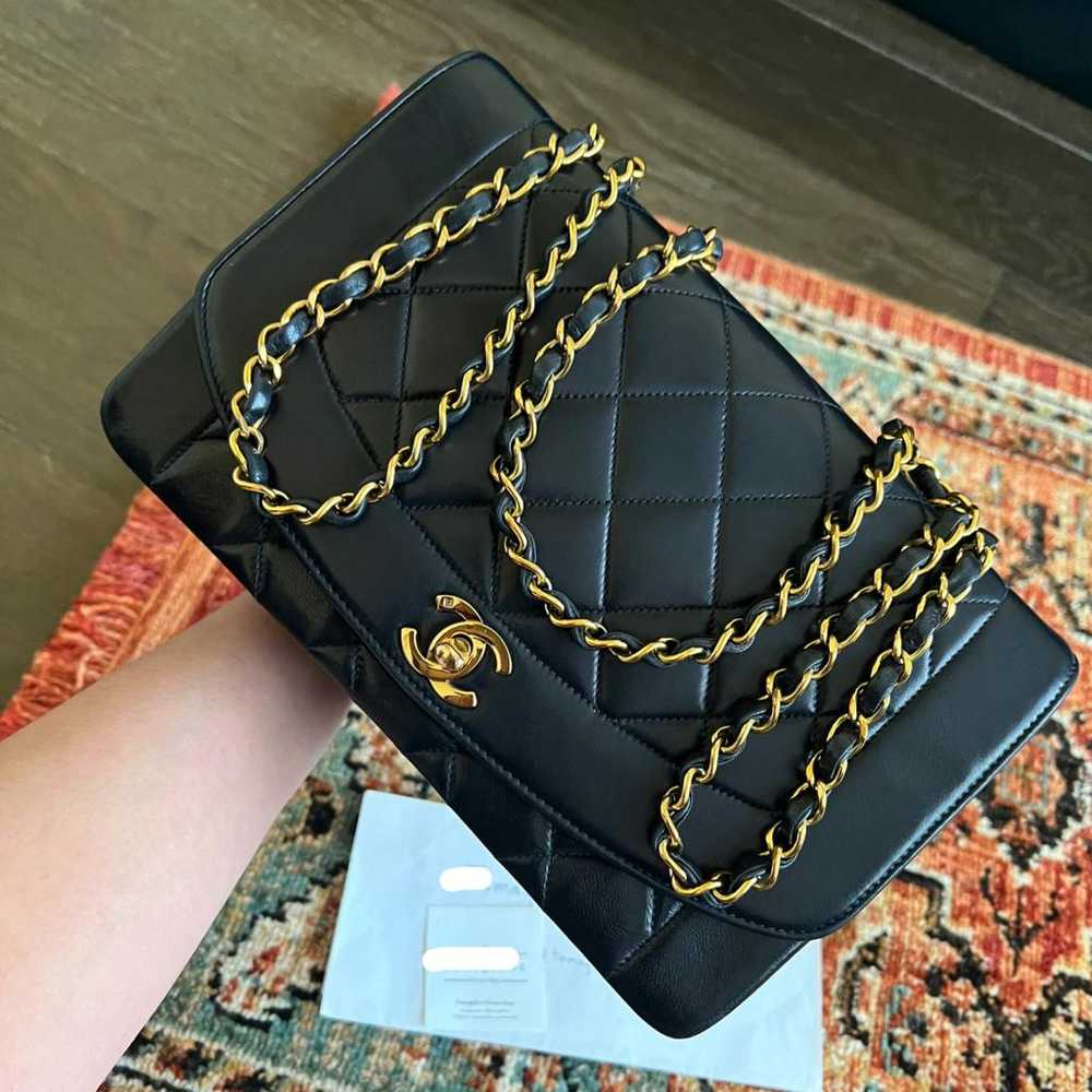 Chanel Diana leather crossbody bag - image 4