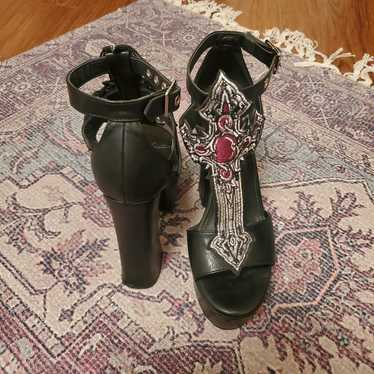 Widow Cross Heels from DollsKill