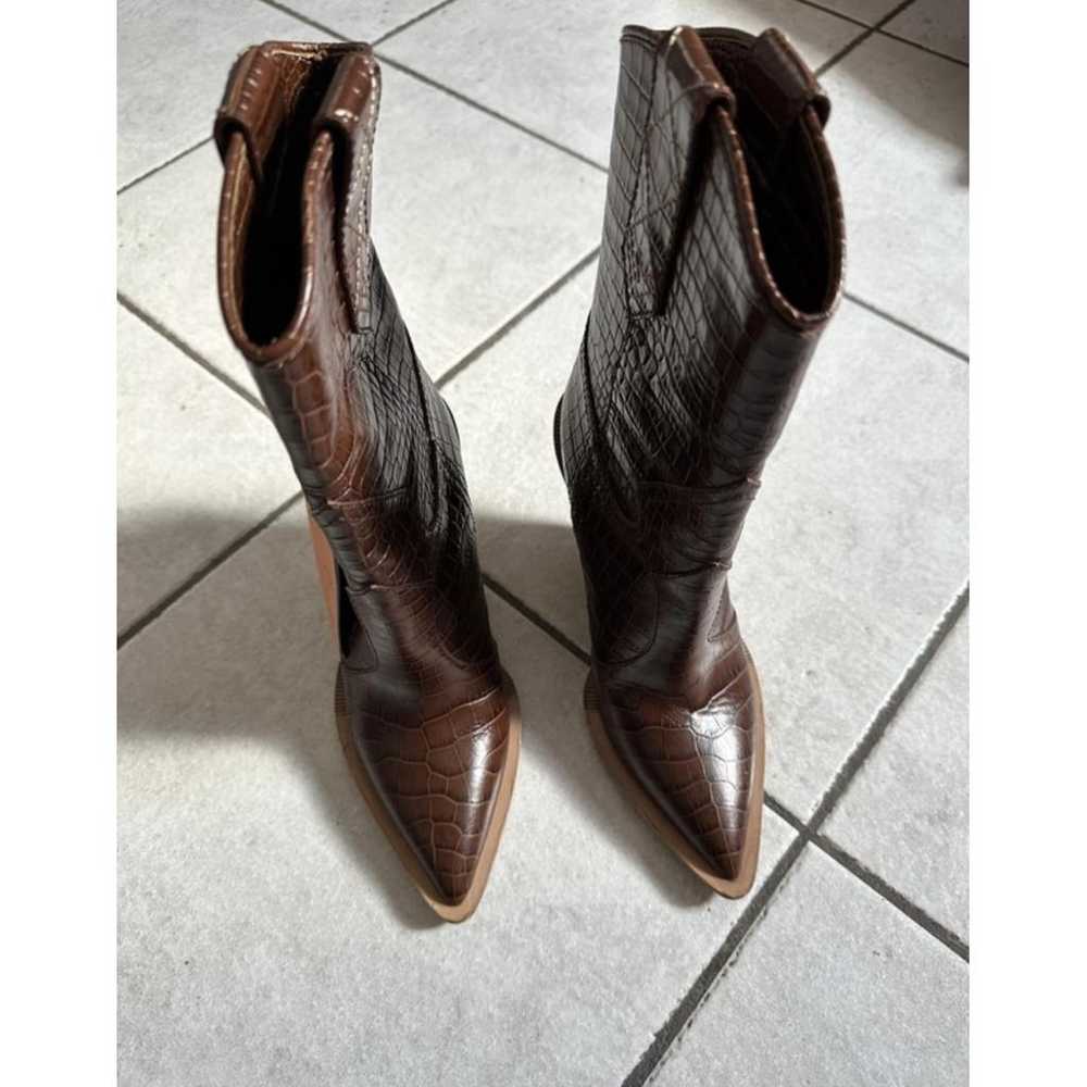 Fendi Cowboy leather cowboy boots - image 3