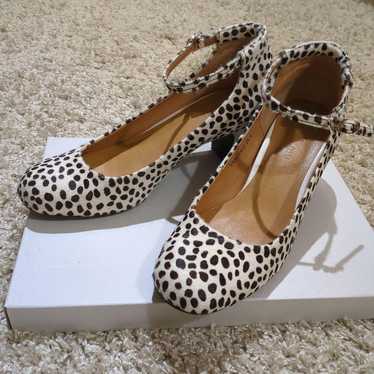 Dalmatian pattern pumps (genuine leather)