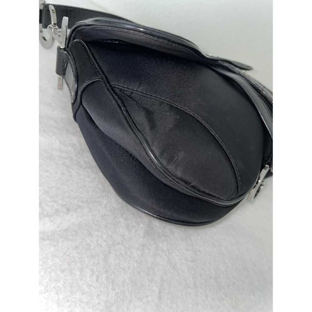 Dior Double Saddle cloth handbag - image 10