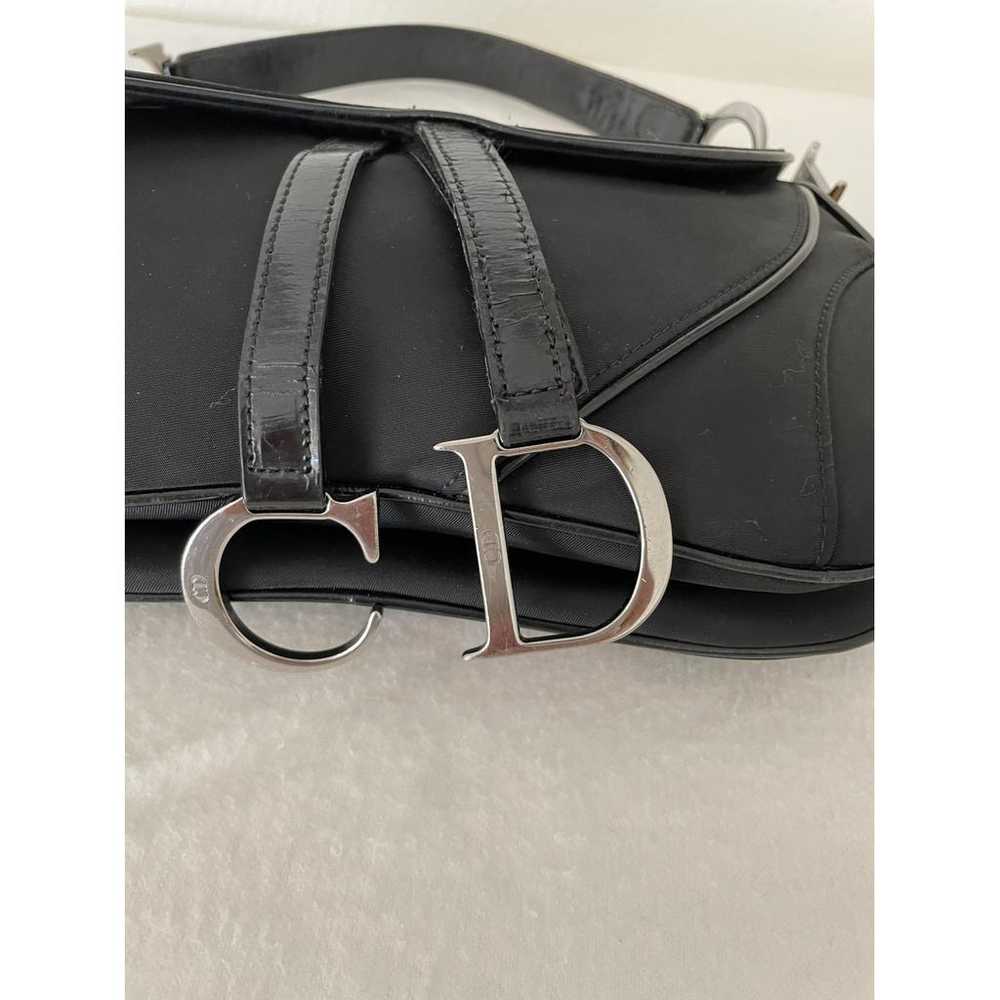 Dior Double Saddle cloth handbag - image 9