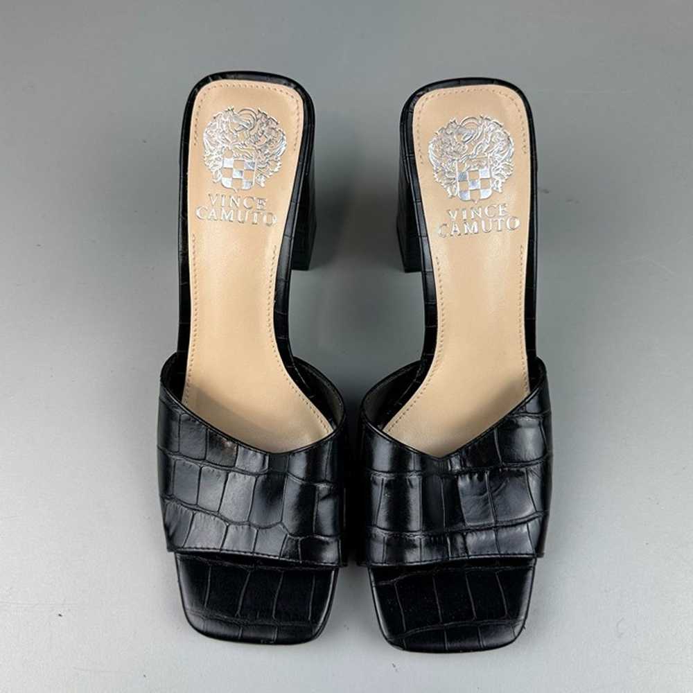 Vince Camuto Daisana Croc Embossed Leather Sandal… - image 2