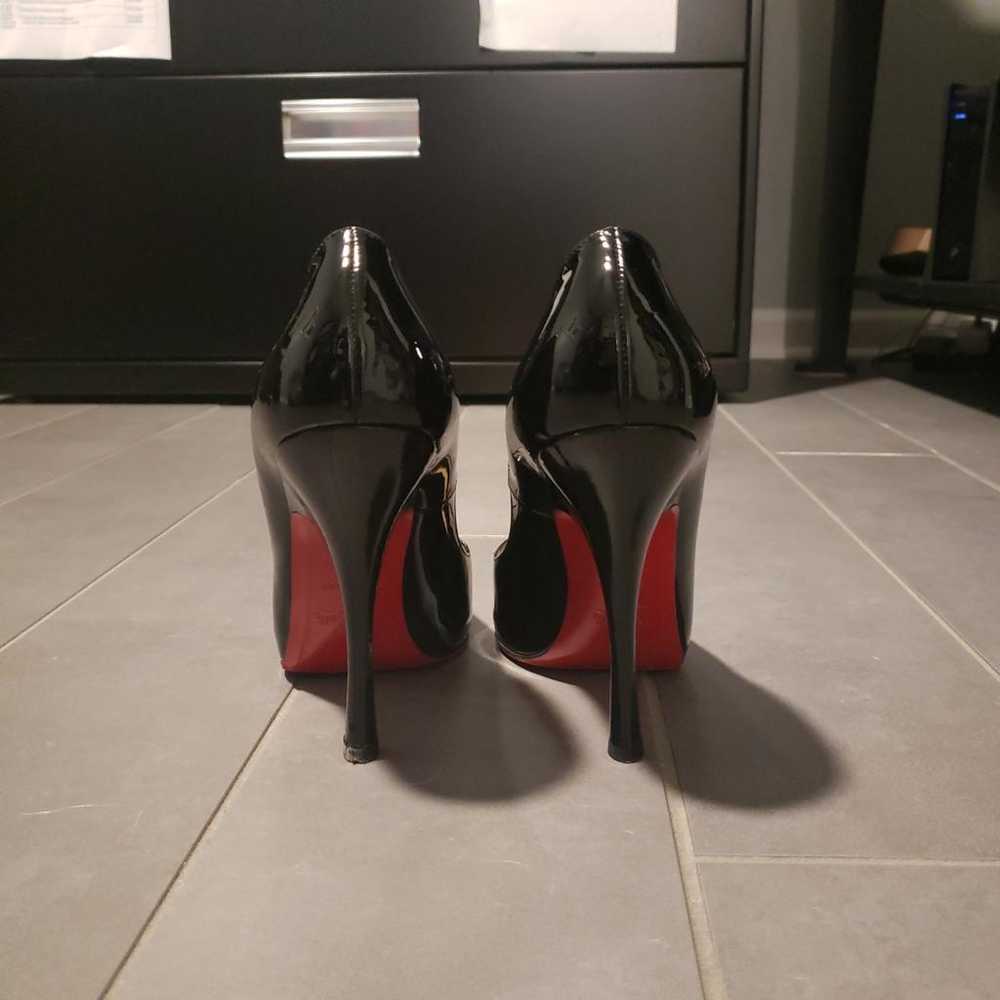 Christian Louboutin Lady Peep patent leather heels - image 3