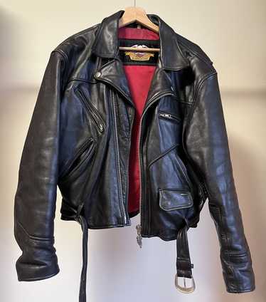 Harley Davidson × Leather Jacket × Vintage Vintage