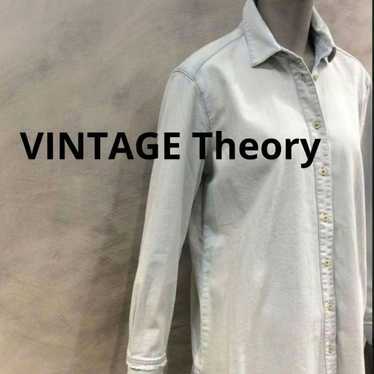 Theory x J BRAND Collaboration Denim Shirt Free Si