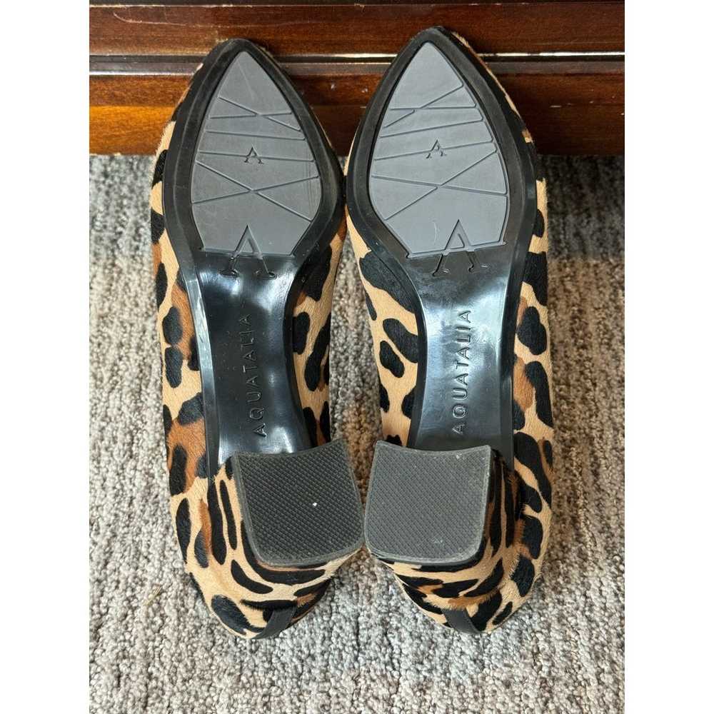 Aquatalia Leopard Calf Hair Pumps.  Size 8.5 - image 4