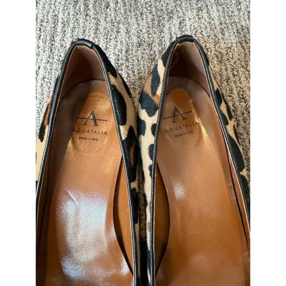 Aquatalia Leopard Calf Hair Pumps.  Size 8.5 - image 5