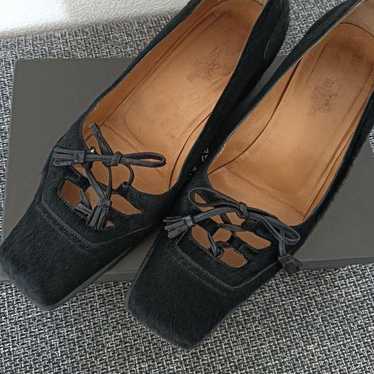 Hermes pumps, black, size 37.5.