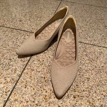 VIVAIA Pumps Lamé Beige Size 37.5 - image 1