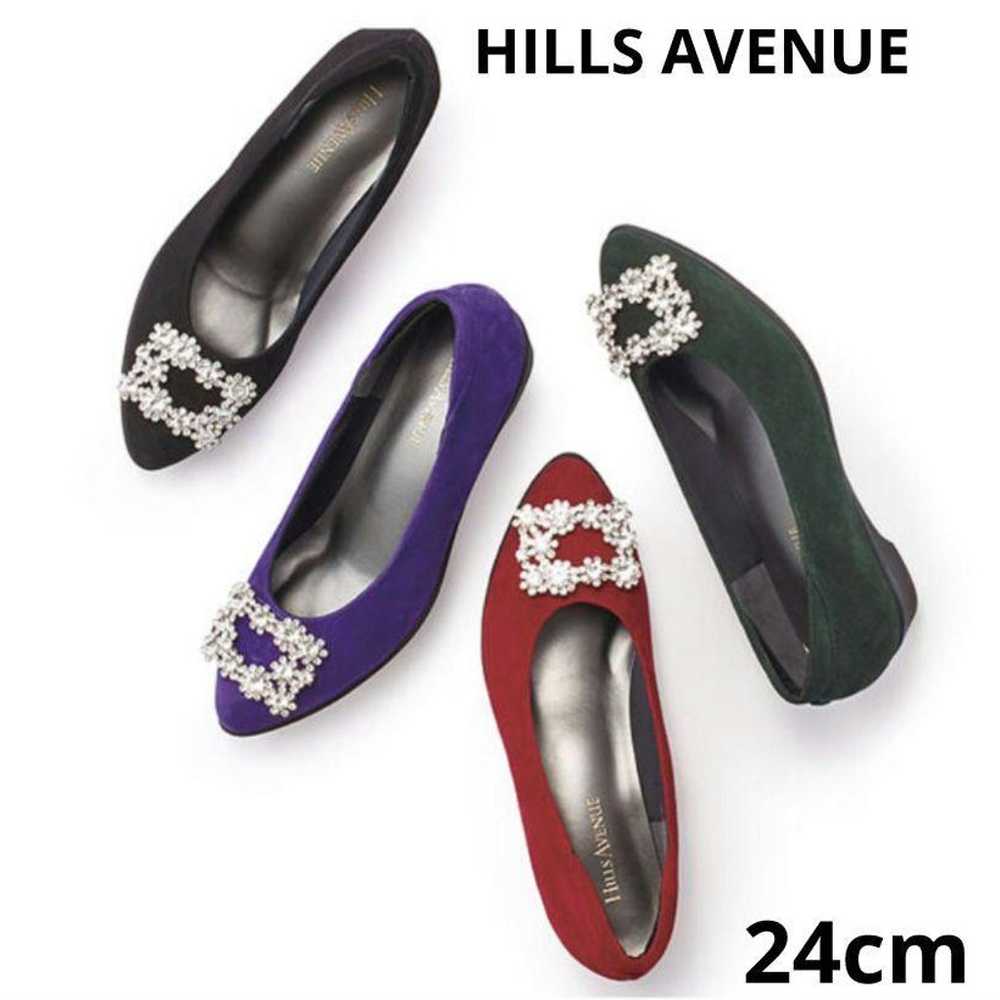 HILLS AVENUE Hills Avenue Bejeweled Velvet Pumps … - image 1