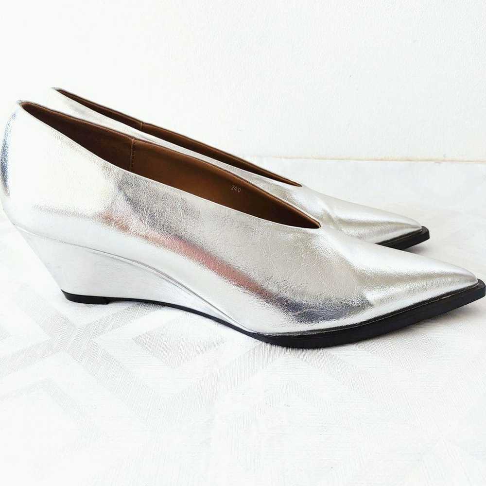 【Excellent condition】Adam Lippes Form Wedge Pumps… - image 8