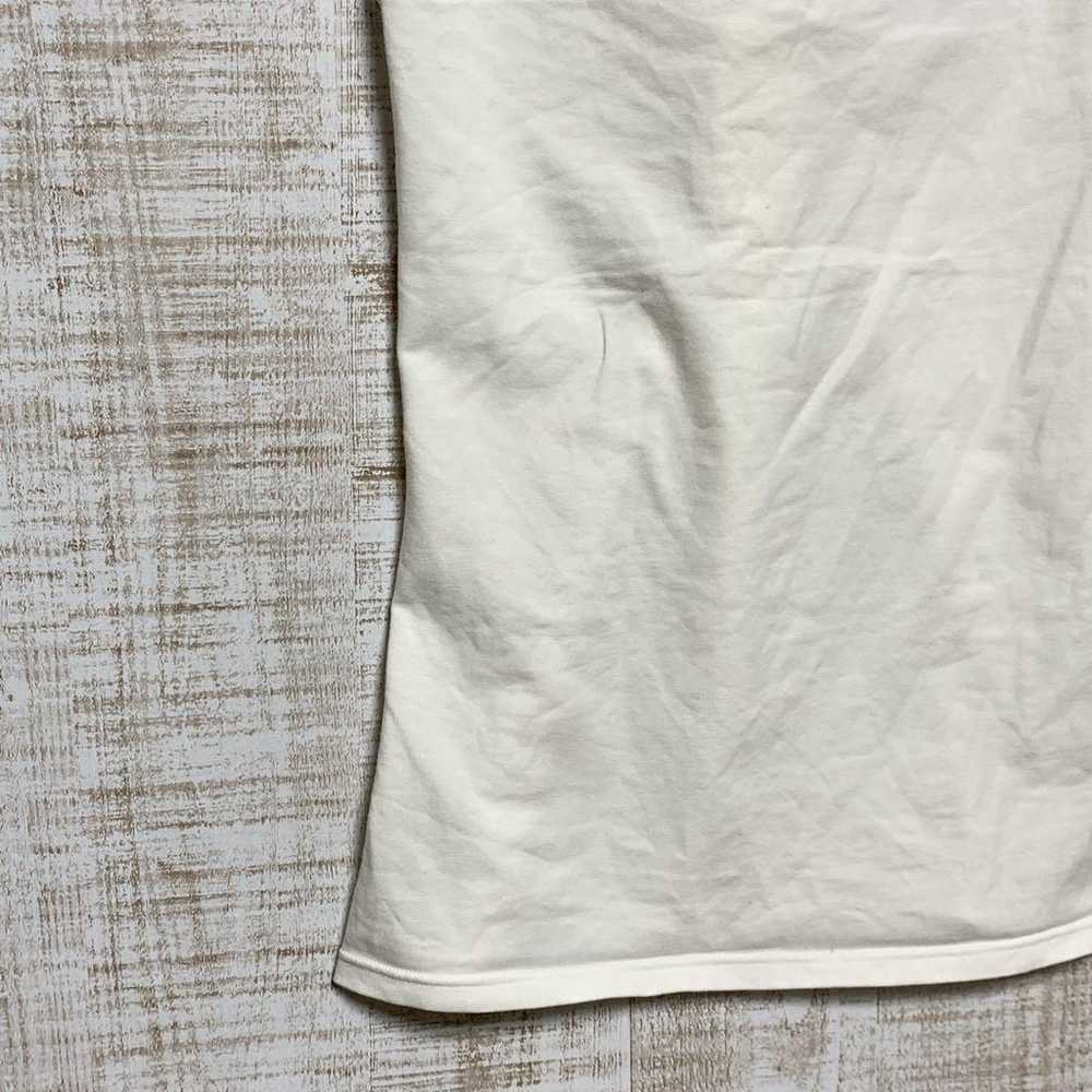 Uniqlo M white camisole with lace, simple - image 5