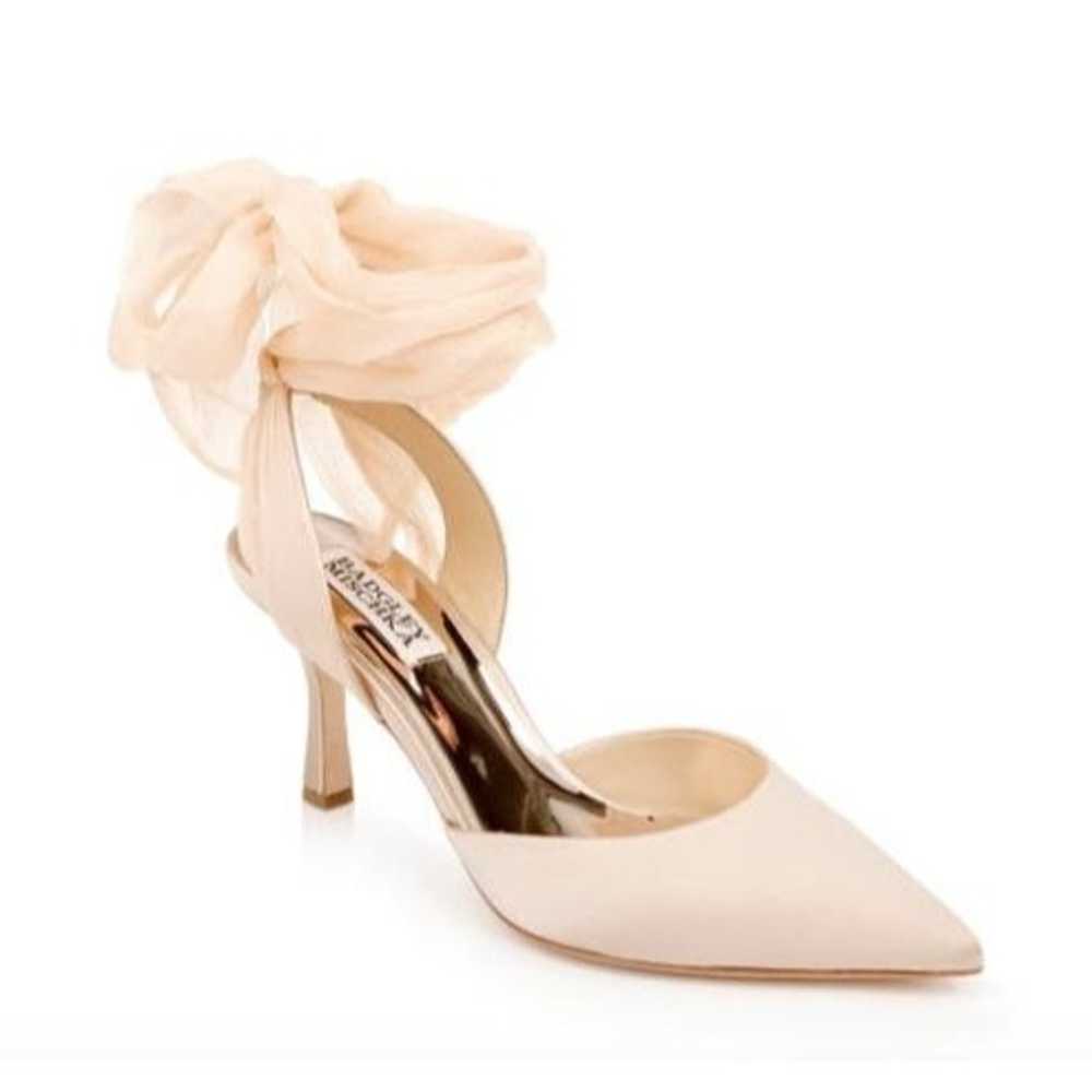 Badgley Mischka Collection Blaze Pump in Latte - image 1