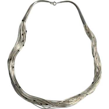 Carolyn Pollack sterling liquid silver necklace