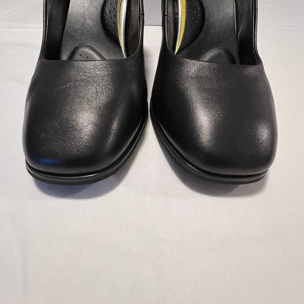 Sky Soles Black Leather Sydney Sz 41 EUC - image 3