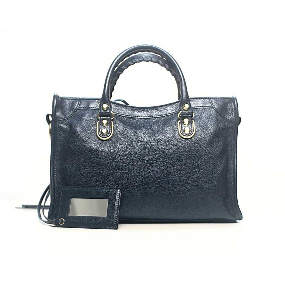 Balenciaga Classic Metalic leather handbag - image 3