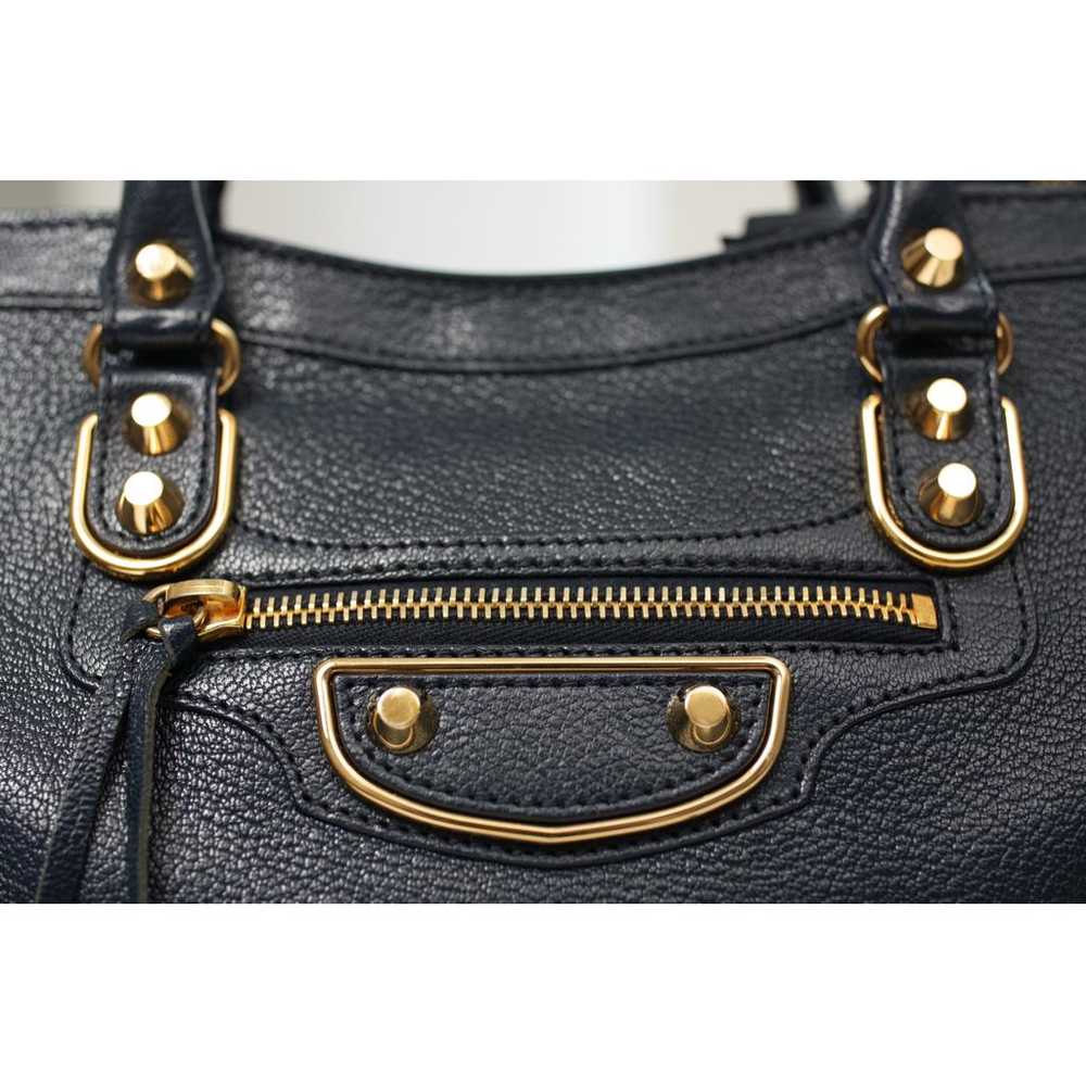 Balenciaga Classic Metalic leather handbag - image 7