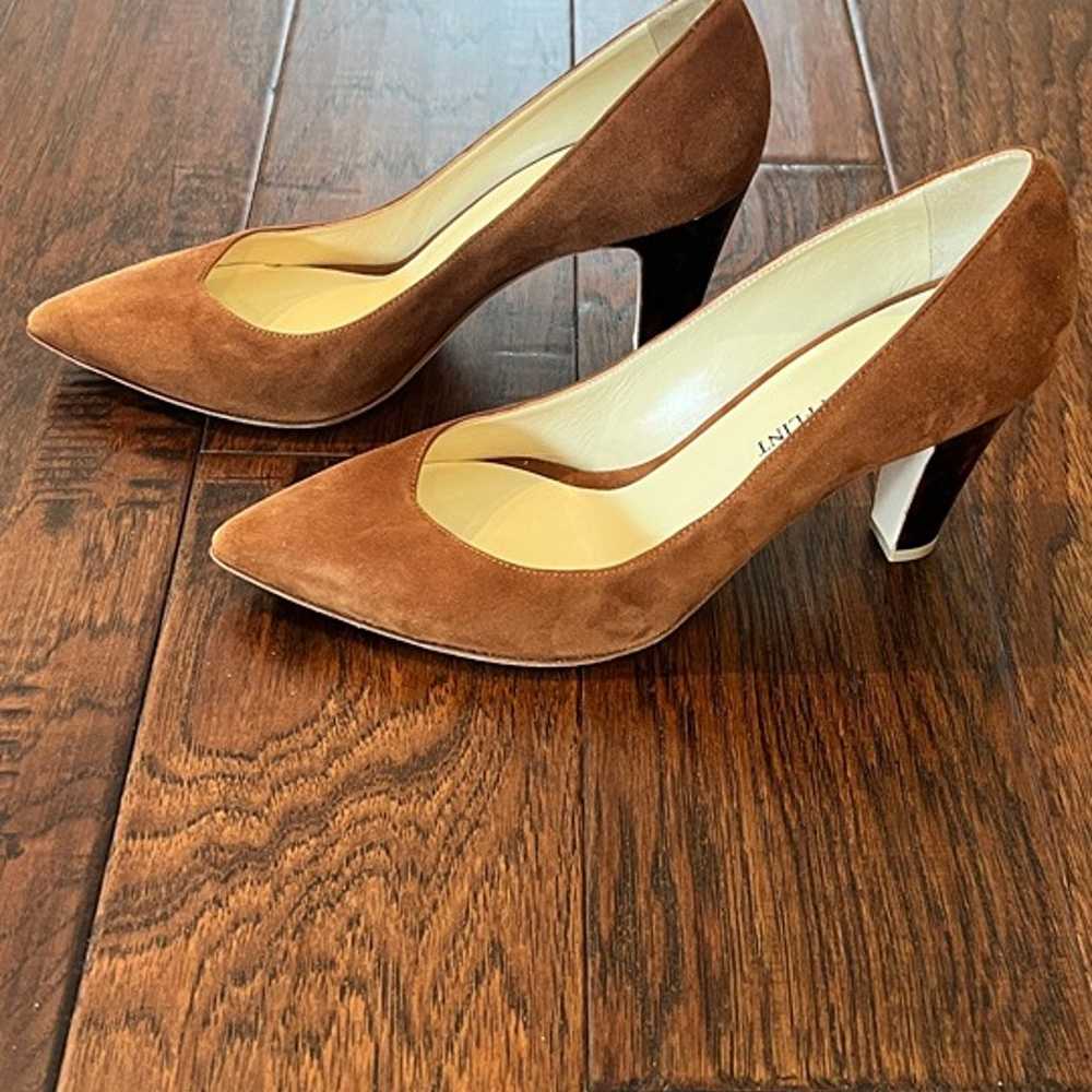 Sarah Flint Jay Pump 85 in Cognac Suede - image 2