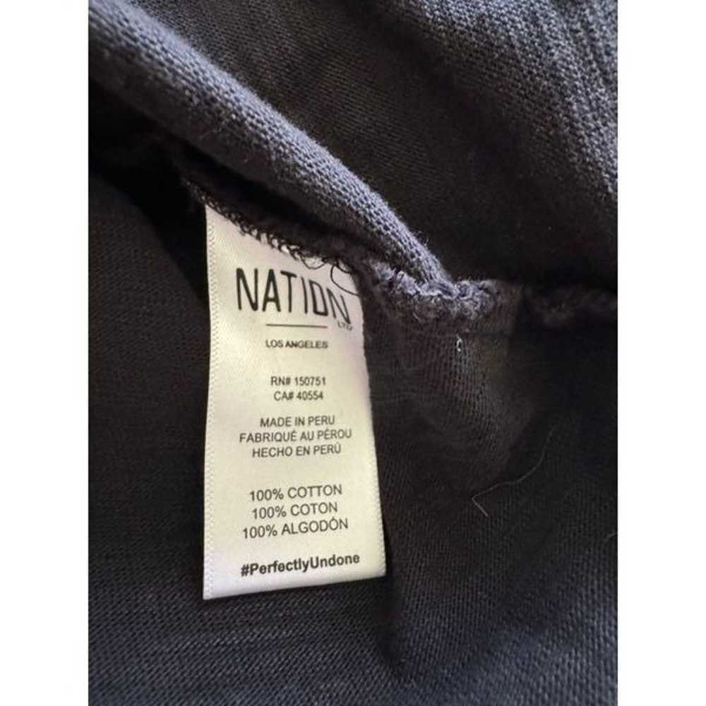 Nation LTD Black Thin Strap V Neck 100% Cotton wi… - image 11