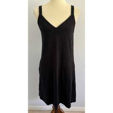 Nation LTD Black Thin Strap V Neck 100% Cotton wi… - image 1