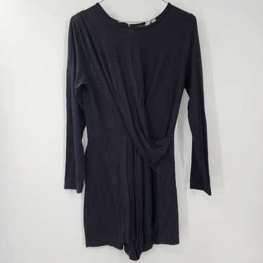 ASOS Black Long Sleeve Romper Womens Size 6 - image 1