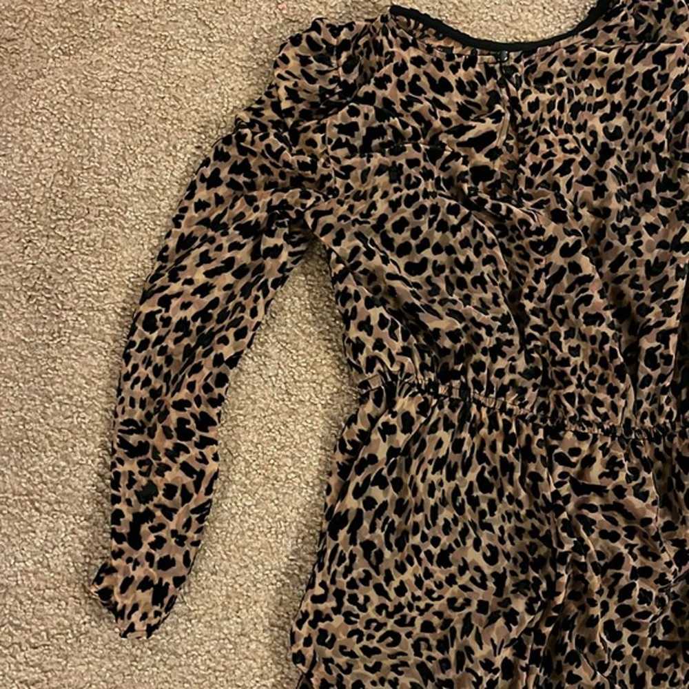 J.O.A (Just One Answer) Leopard Faux Wrap Dress - image 6