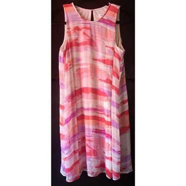 Calvin Klein Size 8  Colorful A-line dress