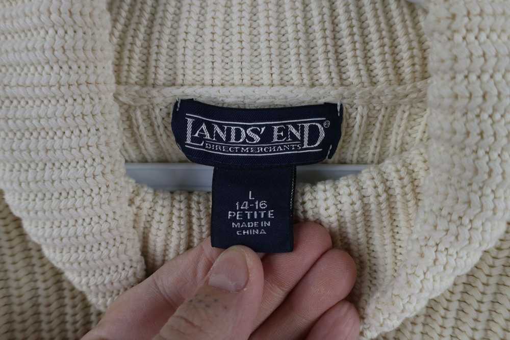 Lands End × Vintage Vintage 90s Lands End Ribbed … - image 4