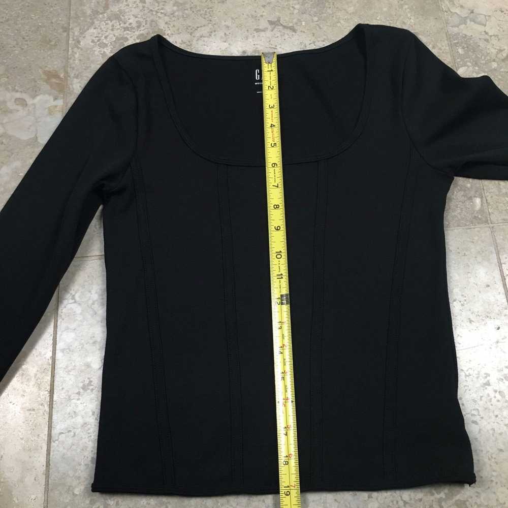 Gap Gap Modern Long Sleeve Corset Top Womens Blac… - image 12