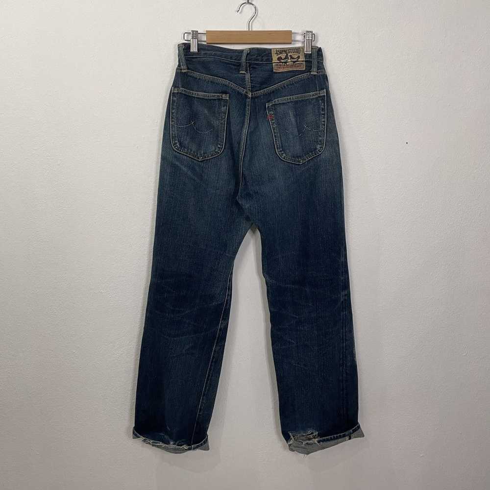 45rpm × R Vintage R 45Rpm Distressed Denim Jeans - image 7