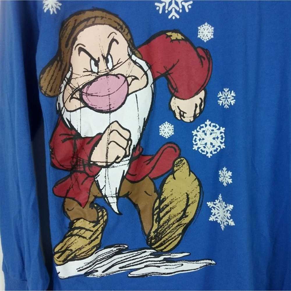 Vintage Disney Grumpy Dwarf Snow White Long Sleev… - image 2