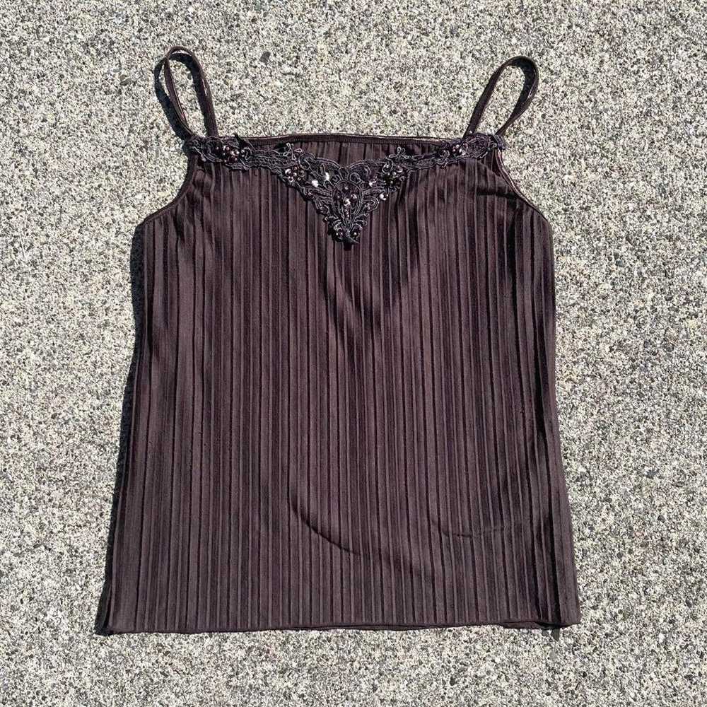 One-of-a-kind Y2K 00s vintage camisole Balletcore… - image 1