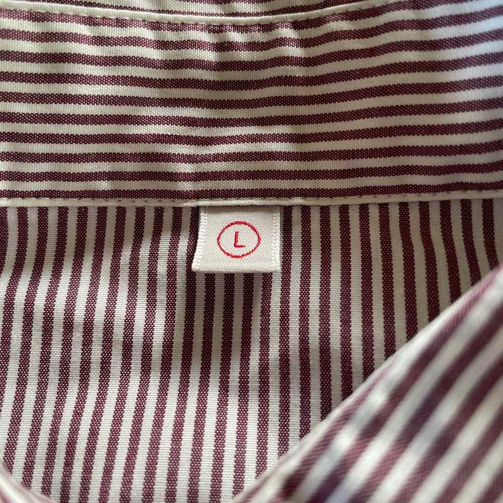 UNIQLO Striped Long Sleeve Shirt Size L - image 9