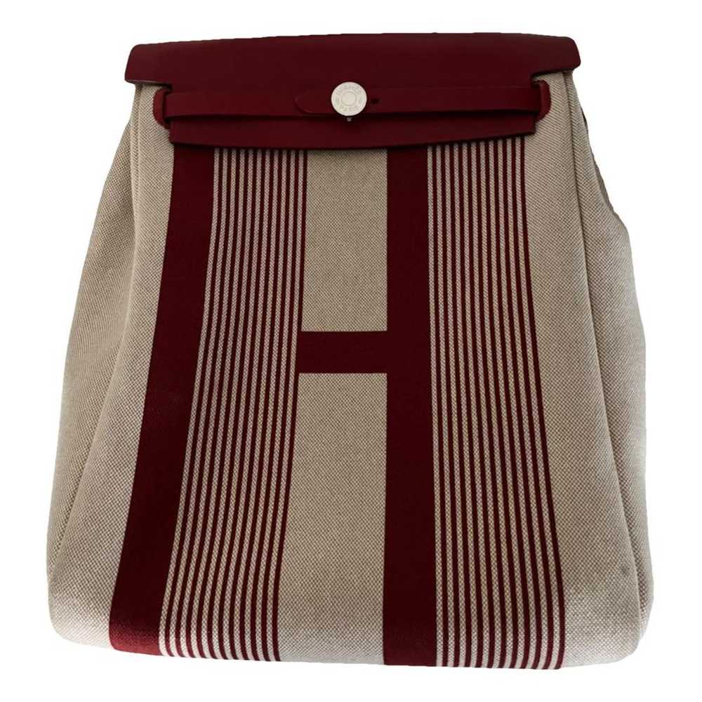 Hermès Herbag cloth backpack - image 1