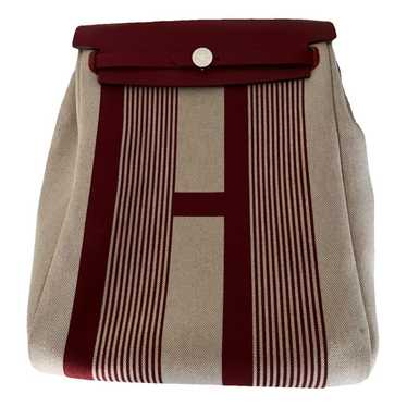 Hermès Herbag cloth backpack - image 1